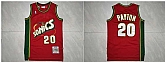 SuperSonics 20 Gary Payton Red 1997 98 Hardwood Classics Jersey,baseball caps,new era cap wholesale,wholesale hats